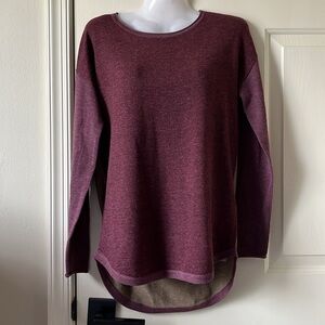 ✨NEW✨ Smartwool • Shadow Pine Colorblock Wool Sweater in Argyle Purple Heather